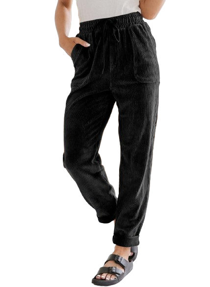 Corduroy Wide Leg Trousers