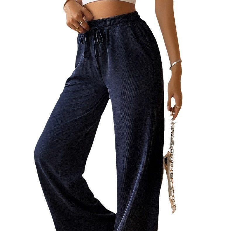 Women's Clothing Loose-fitting Wide-leg Trousers