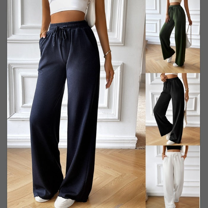 Women's Clothing Loose-fitting Wide-leg Trousers