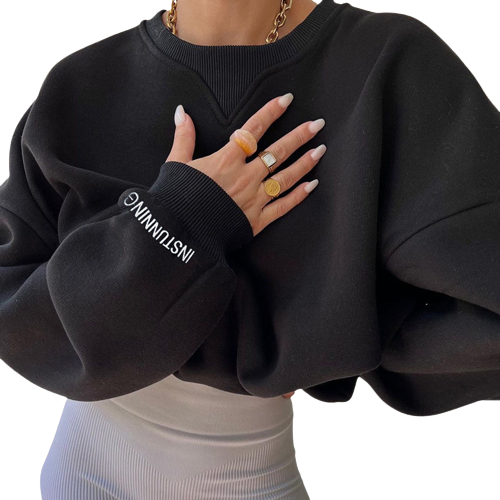 Round Neck Pullover Sweater