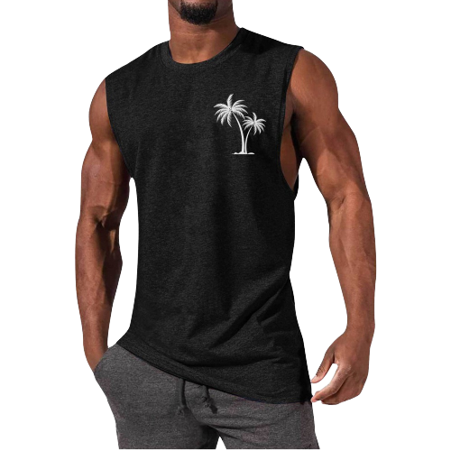 Tropical Vibes Men's Summer Tank Top