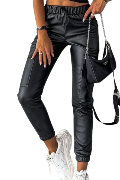 Versatile Drawstring Pants with Pockets