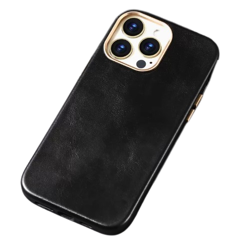 Cowhide Magnetic Suction Phone Case