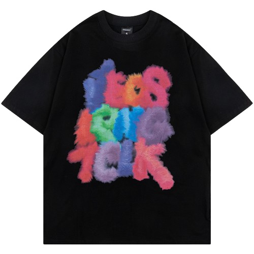 Floral Fusion Letter T-Shirt