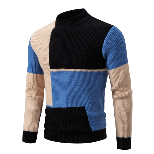 Color Stitching Knitwear Sweater