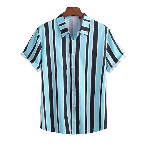 Stylish Men's Striped Shirt