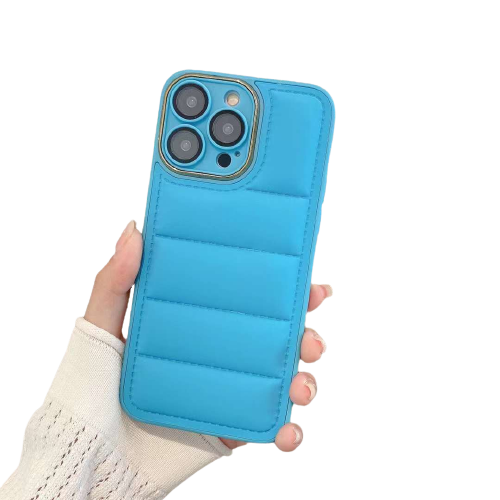 Quilted Cotton Down Jacket-Inspired Phone Case