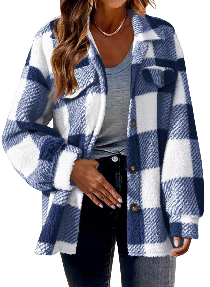 Turndown Single Breasted Woolen Jacket