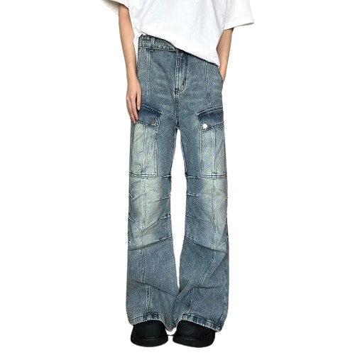 High Street Light Color Washed Jeans