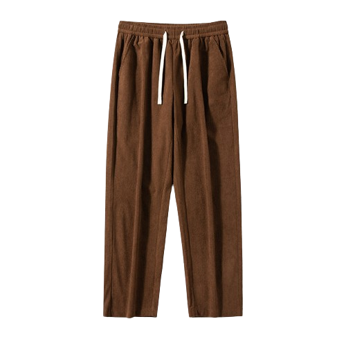 Corduroy Fleece-Lined Casual Pants