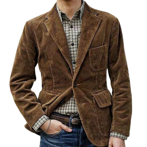 Casual Corduroy Suit Coat