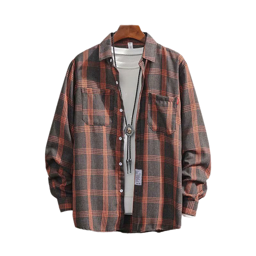 Loose Square Collar Shirt