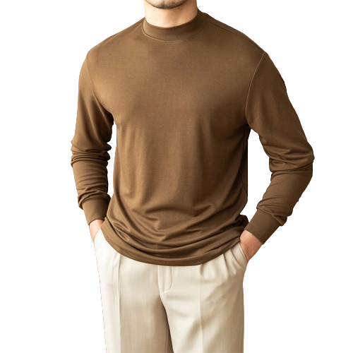 Semi-Turtleneck Base Shirt