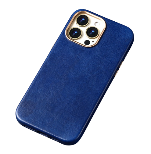 Cowhide Magnetic Suction Phone Case