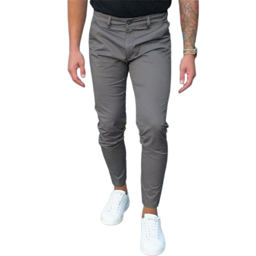 Slim Fit Tight Zipper Trousers