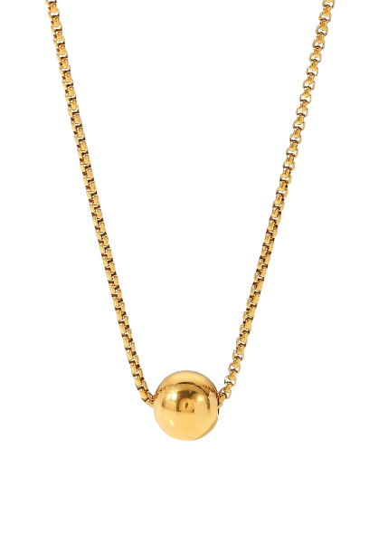 Golden Glow Radiance Pendant Necklace