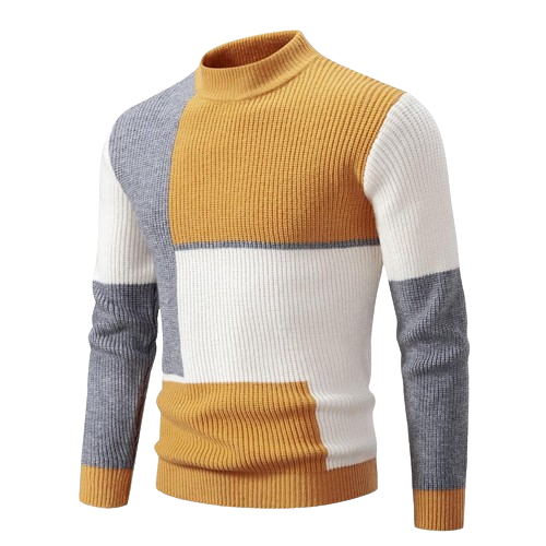 Color Stitching Knitwear Sweater