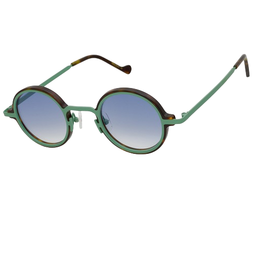 Retro Multicolor Niche Round Sunglasses