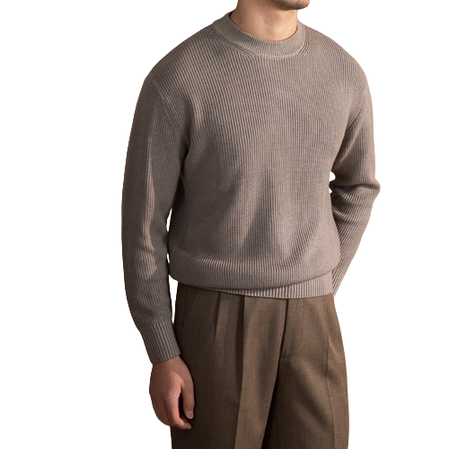 Wool Round Neck Sweater