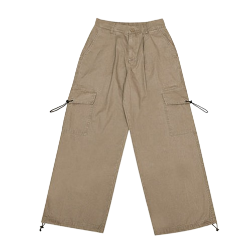 Retro Wide Leg Work Pants