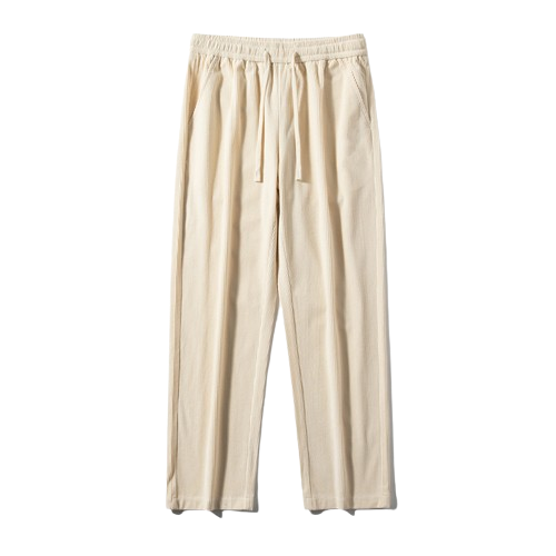 Corduroy Fleece-Lined Casual Pants