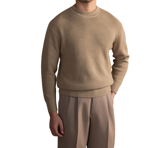 Wool Round Neck Sweater