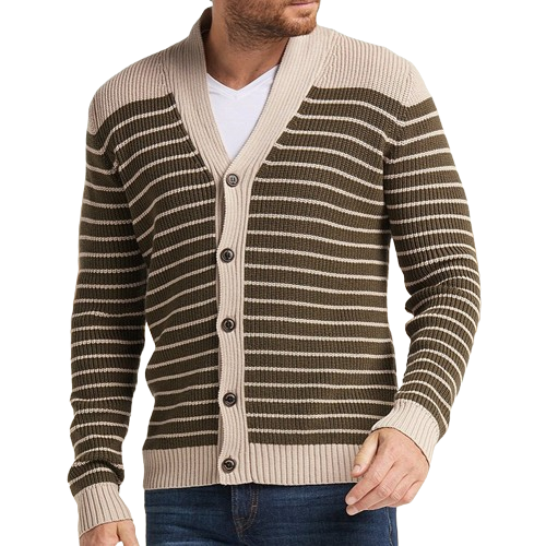 Striped Jacquard Sweater