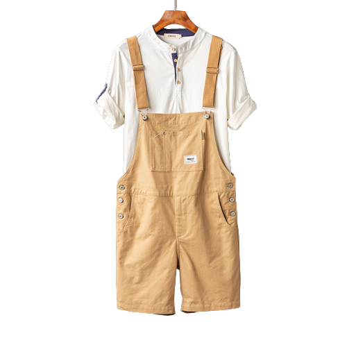 Cargo Retro Shorts Jumpsuit