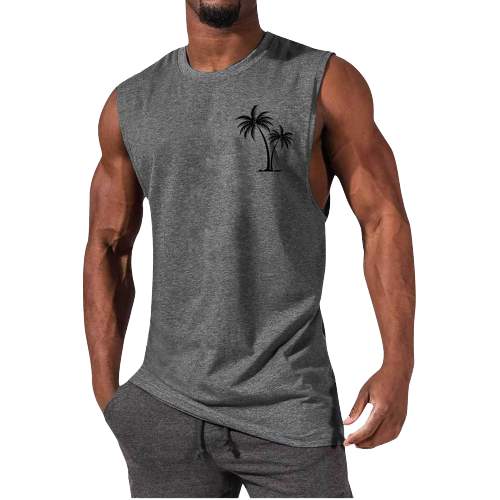 Tropical Vibes Men's Summer Tank Top