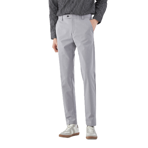 Slim-Fit Summer Suit Trousers