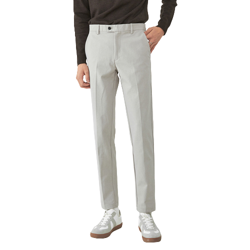 Slim-Fit Summer Suit Trousers