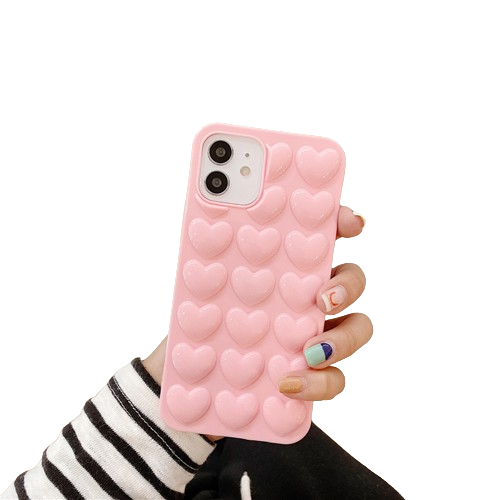 Peach Heart Phone Case