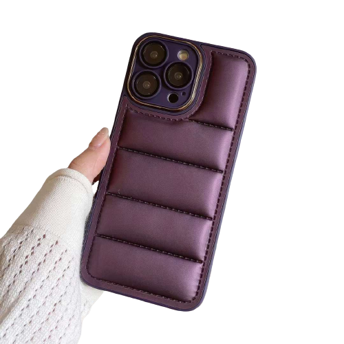 Quilted Cotton Down Jacket-Inspired Phone Case