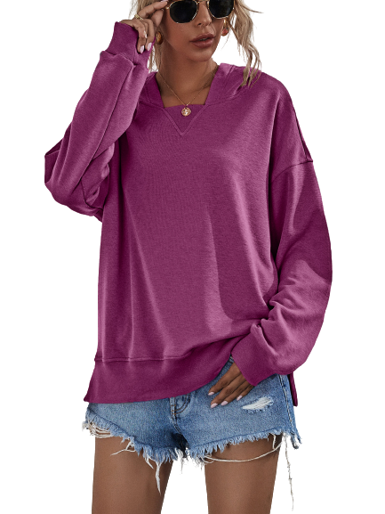 Candy Color Hoodie Sweatshirt