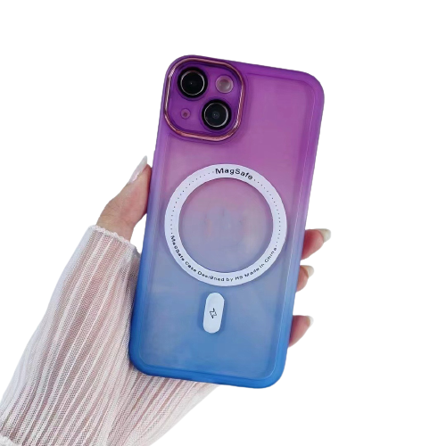 Color Gradient Two-Tone Magnetic Phone Case