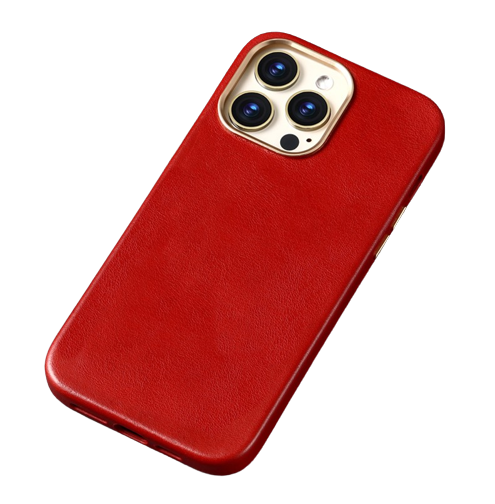 Cowhide Magnetic Suction Phone Case