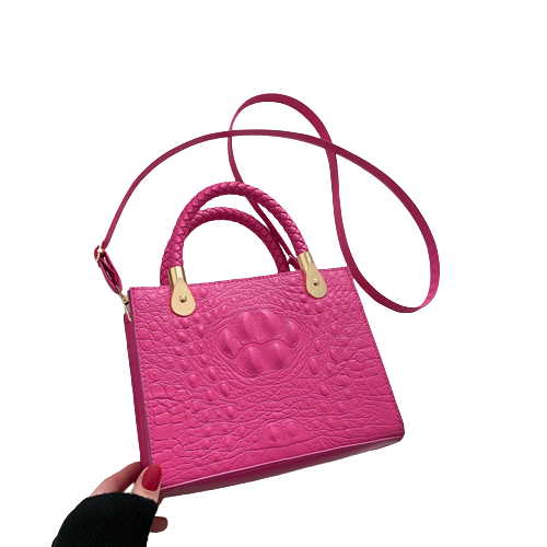 Crocodile Pattern Small Sqaure Bag