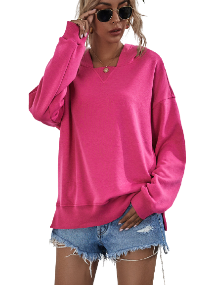 Candy Color Hoodie Sweatshirt