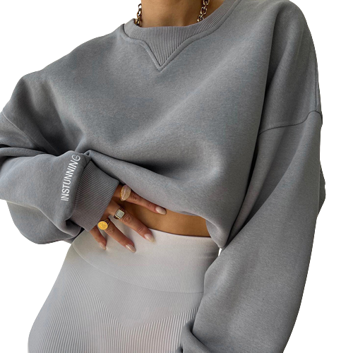 Round Neck Pullover Sweater