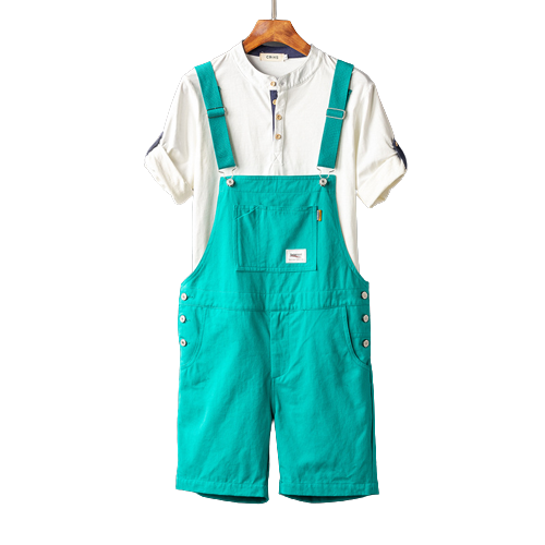 Cargo Retro Shorts Jumpsuit