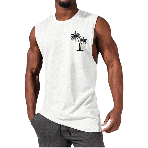 Tropical Vibes Men's Summer Tank Top