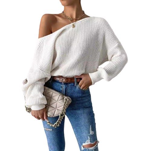 BackCharm Knitted Sweater