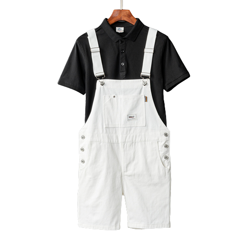 Cargo Retro Shorts Jumpsuit