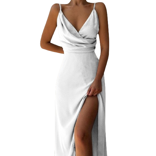 V-Neck Slip Dress