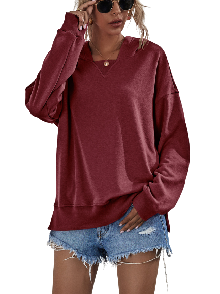 Candy Color Hoodie Sweatshirt