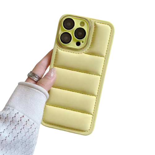 Quilted Cotton Down Jacket-Inspired Phone Case