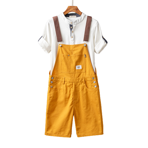 Cargo Retro Shorts Jumpsuit