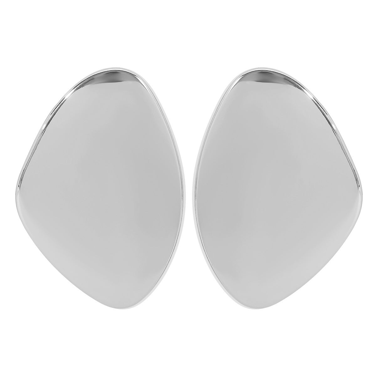 High Profile Fashion Pebble-shaped Glossy Earrings