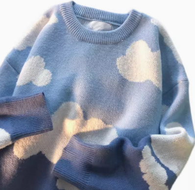 Women's Colored Cloud Sweater